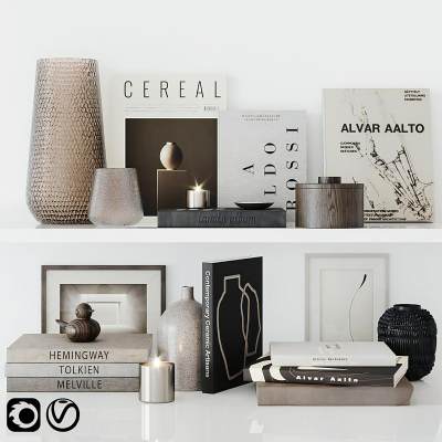 现代书籍饰品摆件